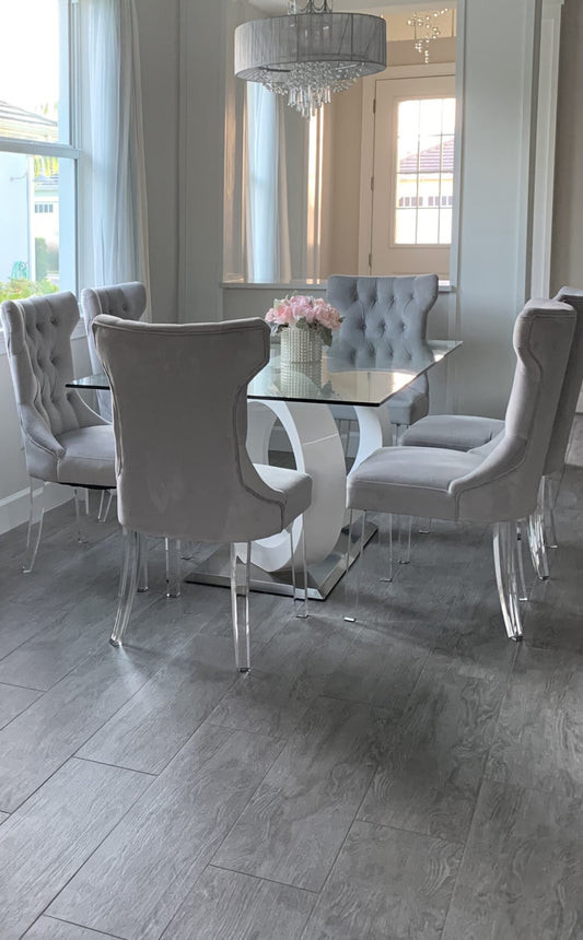 Acylic Lucite Furniture Legs for Chair 4pc, 16"H,1621SCA