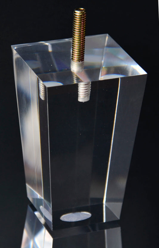 Beautiful Modern Pyramid Acrylic Leg 4"H 4026A