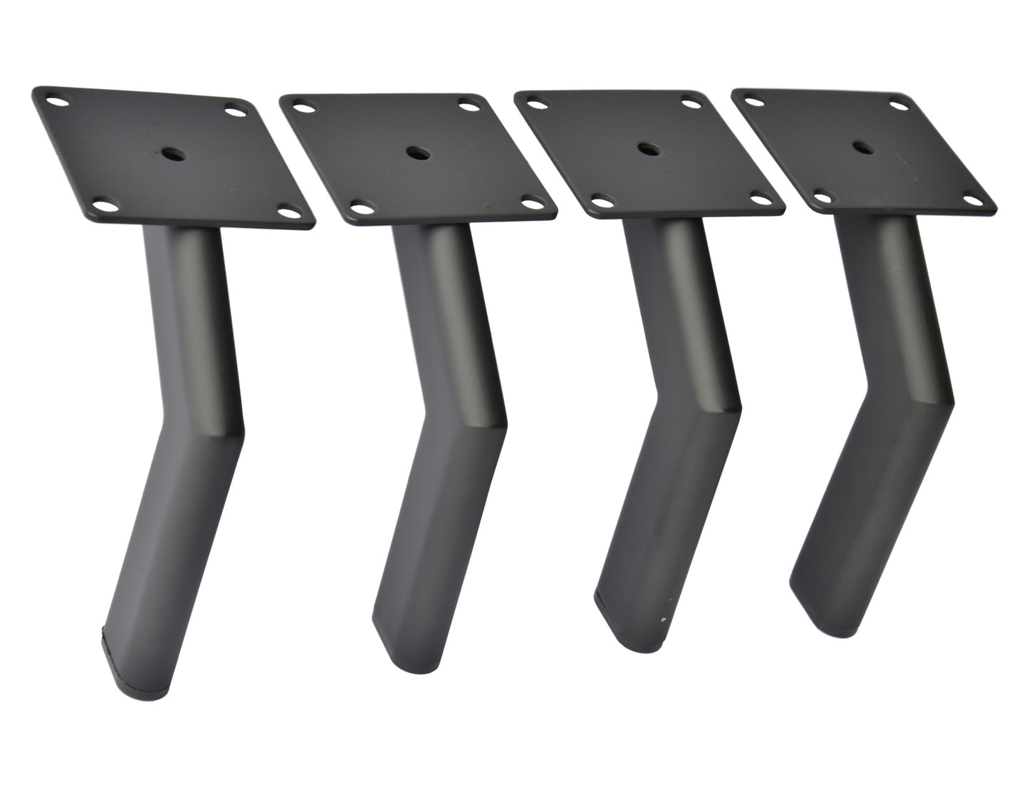 New Solid Angeled Black Leg 6"H, 500-6b