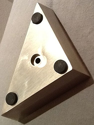 Triangle Brushed Satin Metal Furniture Leg, 2 Inch 500-2p