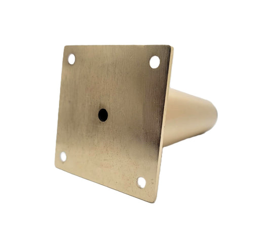 Brushed Brass Finish 6.5"H Tapered Metal Leg 578-621bg