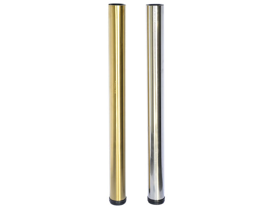 Stainless Steel Metal Table Leg 28" for Desk Dining Table Counter Top in Brass Finish, DIY Made Easy Affordable (634-28g)
