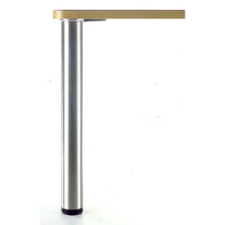 Heavy Duty Bar Height Table, Desk, Table Leg, 43"H Brushed Satin, 634-43p