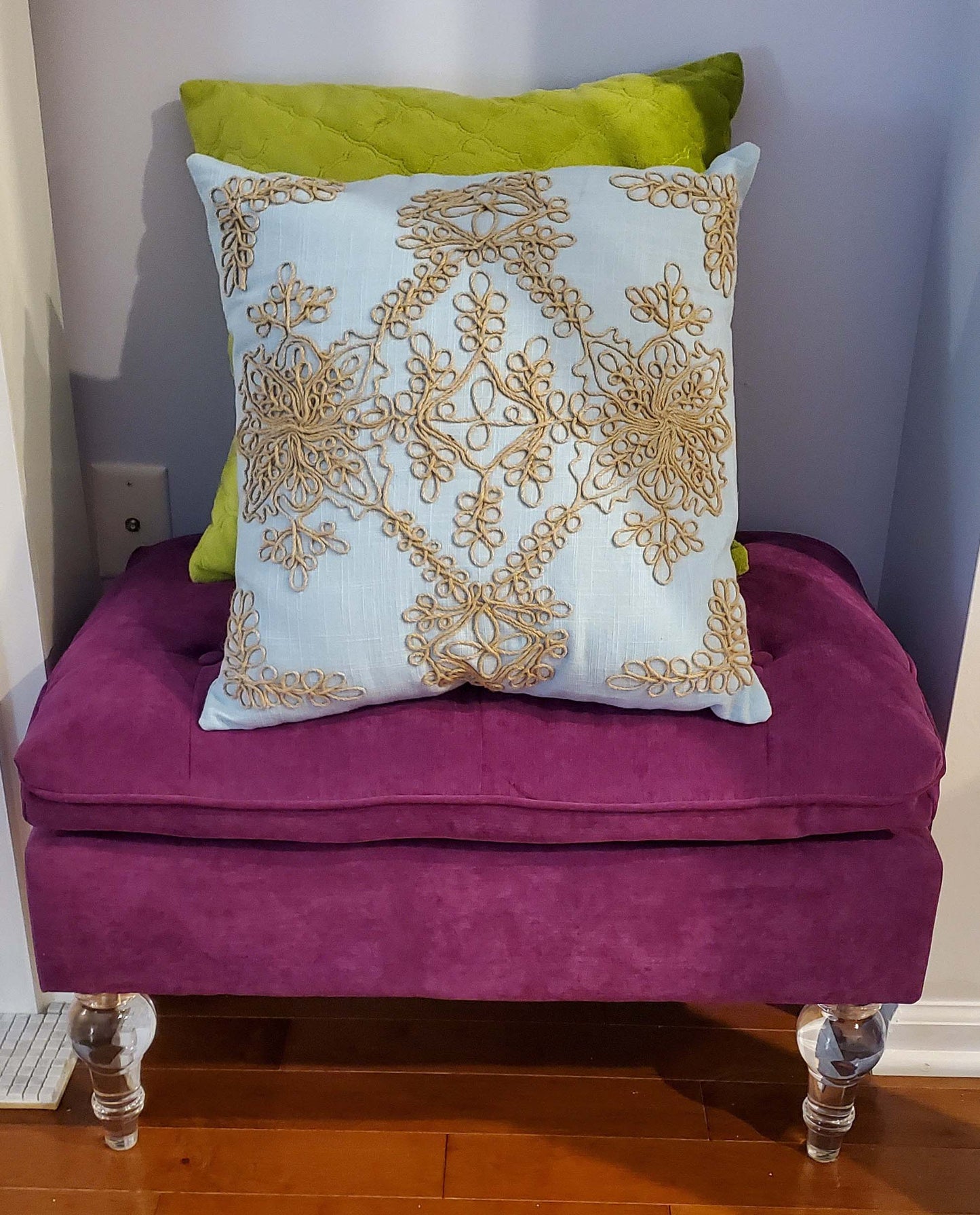 Turned Large Acrylic Furniture Sofa, Couch, Vanity, Cabinet Leg, 7"H, LT70231A