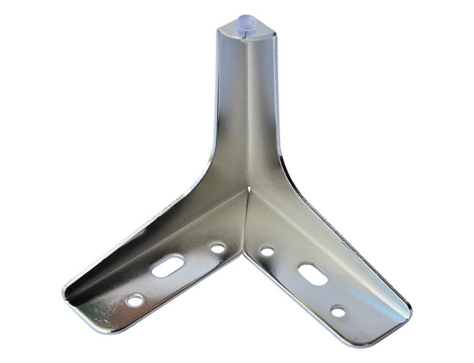 Beautiful 5" Chrome Furniture Leg, Sofa Leg, Italian Style Square Metal Leg Foot 801-6