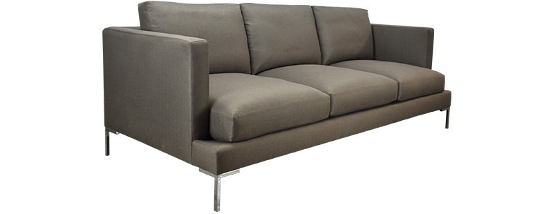 Square Metal Furniture leg, Chrome Finish, 5"H 902-5