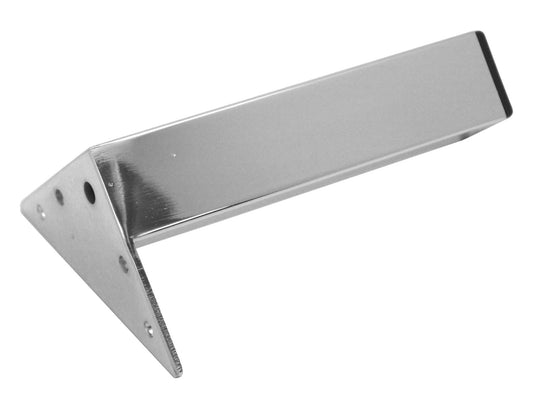 Chrome Metal Furniture Legs square Cabinet Sofa Couch Vanity Legs, 10 Inch H, 902-10, 4 pc