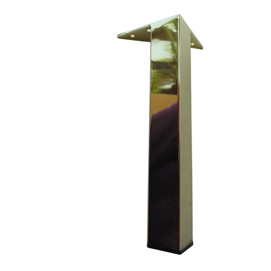 Metal Furniture Leg Sofa Cabinet Bench Leg, 10"H, Gold Finish 902-10g