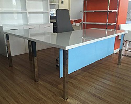 Square Metal Table Leg Chrome 28"H, 902-28 1pc