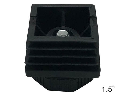 Adjustable Feet Leveler Legs Square Leveling Kit for Furniture, Cabinet, ET Center, Appliance, Set of 4, 1.5"/38mmx38mm, Adft1.5