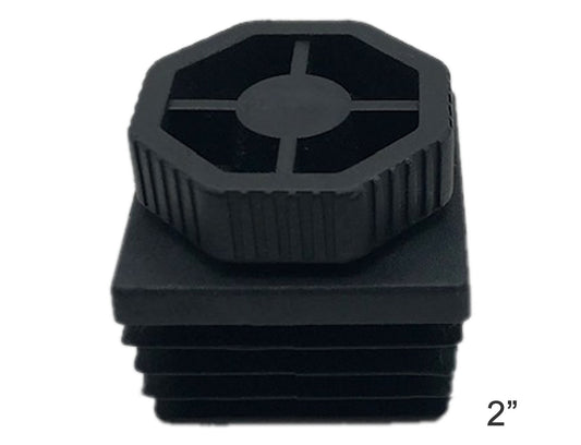 Adjustable Feet Leveler Legs Square Leveling Kit for Furniture, Cabinet, ET Center, Appliance, Set of 4, 1.5"/38mmx38mm, Adft1.5