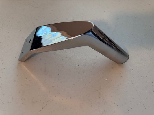 New Solid Angled Chrome Leg 6"H, 500-6 - 1pc