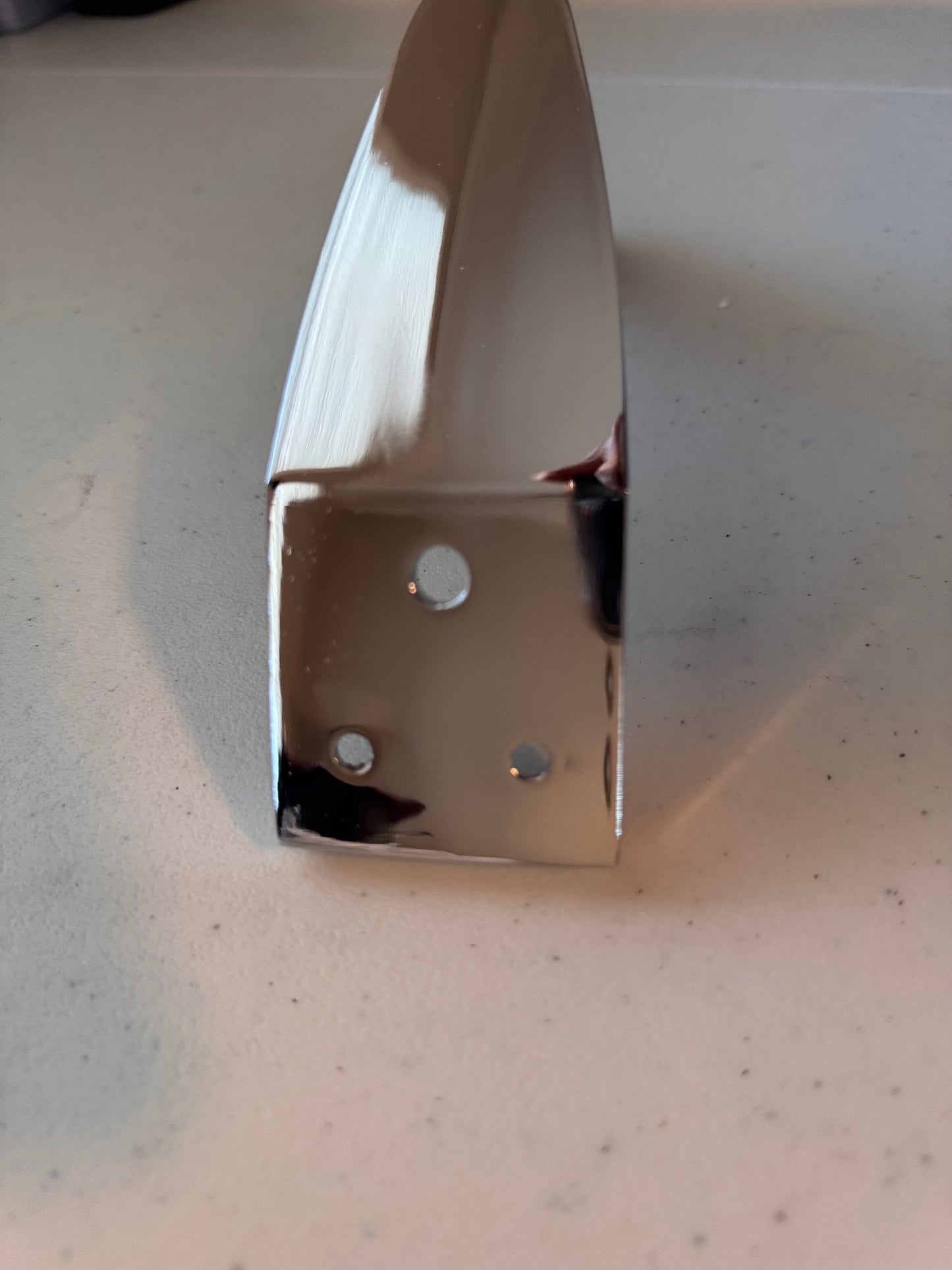 New Solid Angled Chrome Leg 6"H, 500-6 - 1pc