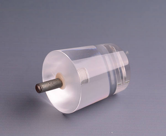 Acrylic Lucite Furniture Legs for Sofa, Cabinet, ET Center Vanity, 2-1/8"H Tapered, 4PC 2021A