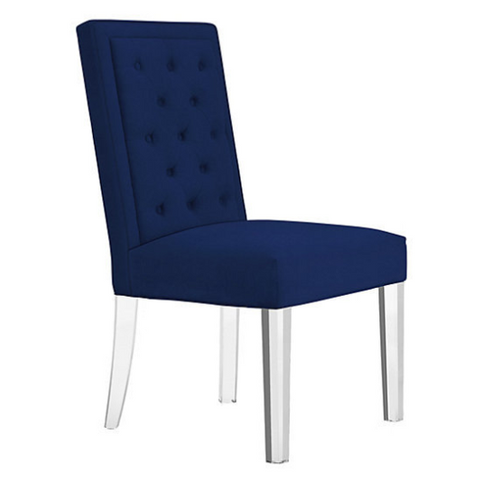 Acrylic Chair Legs Replacement Clear Lucite Chair Legs 17"H 4pc Set ,1721SCA