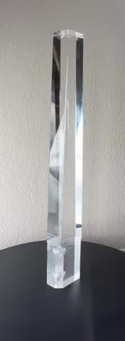 Acylic Lucite Furniture Legs for Chair, Bench, Cabinet, Vanity, ET Center, 15"H, 4 pc 1521SA