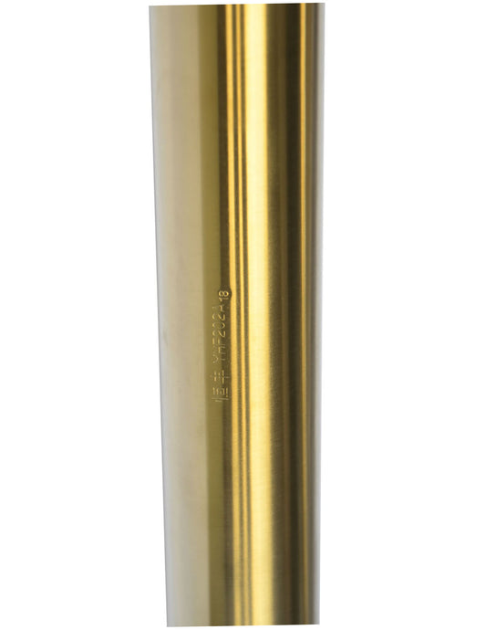 Stainless Steel Metal Table Leg 28" for Desk Dining Table Counter Top in Brass Finish, DIY Made Easy Affordable (634-28g)