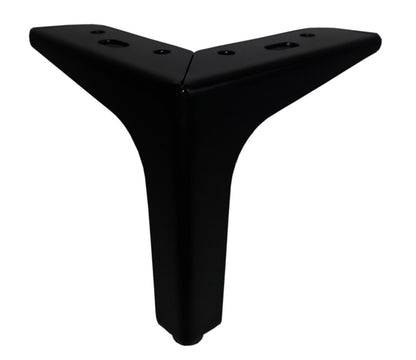 Black Metal Legs, Couch or Sofa, Cabinet Legs, 4"H, Set of 4PC, 801-4B