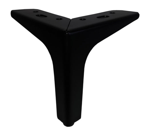 Black Furniture Leg, Sofa Leg, 5" Italian Style Square Metal leg for Sofa Couch Cabinet