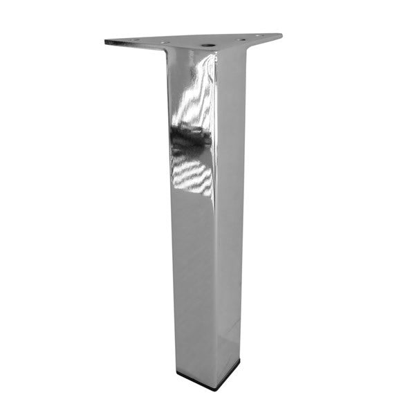 Straight 10 Inch H Chrome Furniture Sofa Bench Leg 902-10