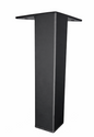 Metal Furniture Legs, Metal Foot, 7"H, Matte Black Finish Square Furniture leg 902-7b