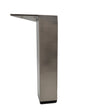 Metal Furniture Legs, Metal Foot, 7"H, Brushed Satin Finish Square Furniture leg 902-7p