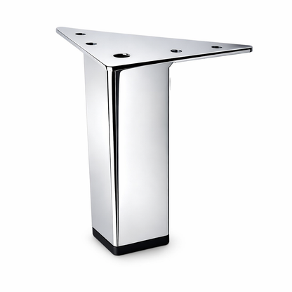 5" Chrome Square Metal Furniture Leg 902-5 | Sofa, Cabinet & Table Leg