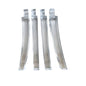 Acrylic Chair Legs Replacement Clear Lucite Chair Legs 17"H 4pc Set ,1721SCA