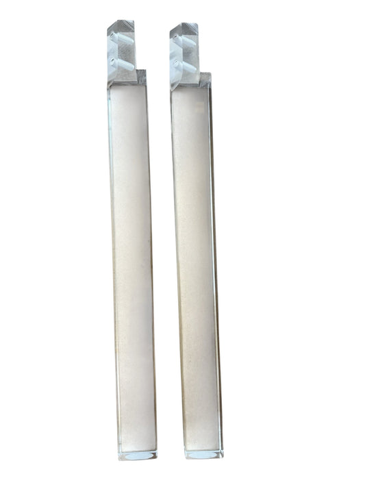 Acrylic Chair Legs Replacement Clear Lucite Chair Legs 15"H 4pc Set, 1521SCA