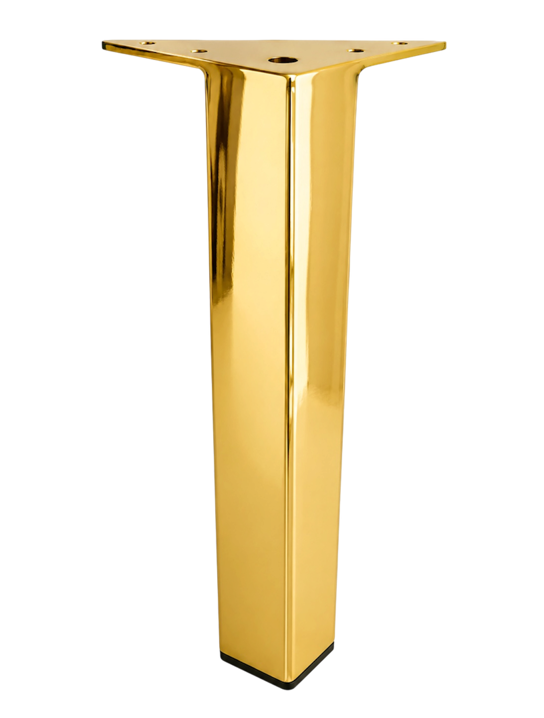 Metal Furniture Leg Sofa Cabinet Bench Leg, 10"H, Gold Finish 902-10g