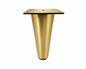 Brushed Brass Finish 6.5"H Tapered Metal Leg 578-621bg