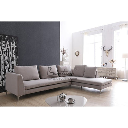 New Modern Square Chrome Leg L Top Furniture Sofa Couch Cabinet Vanity Leg 801-75-7 7"H
