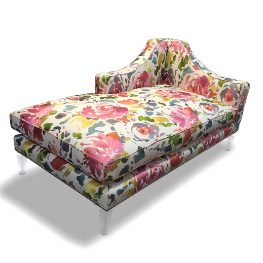 Turned Large Acrylic Furniture Sofa, Couch, Vanity, Cabinet Leg, 7"H, LT70231A