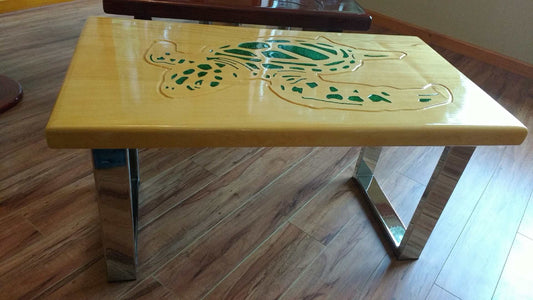 16" Modern Chrome U Shape Rectangular Furniture Legs, Coffee Table Legs, Bench Metal Legs, 2pc SC